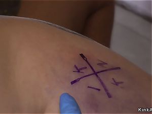 killer babe anal invasion plumbed in tat shop